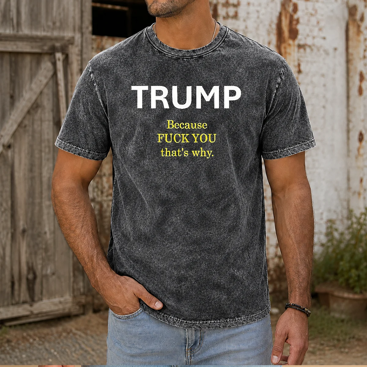 Pretty Trump Because Fck You That'S Why Political Shirt - Image 8