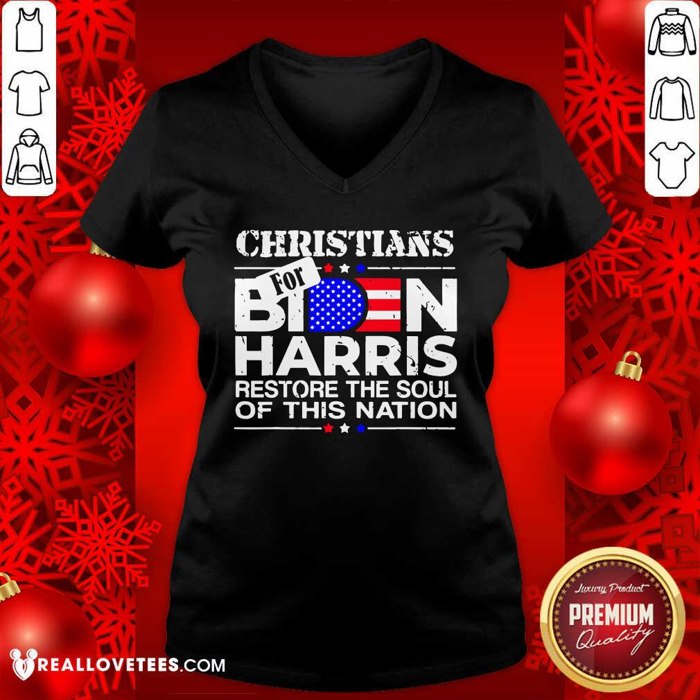 Official Christians Biden Harris Restore The Soul Of This Nation Shirt - Image 5