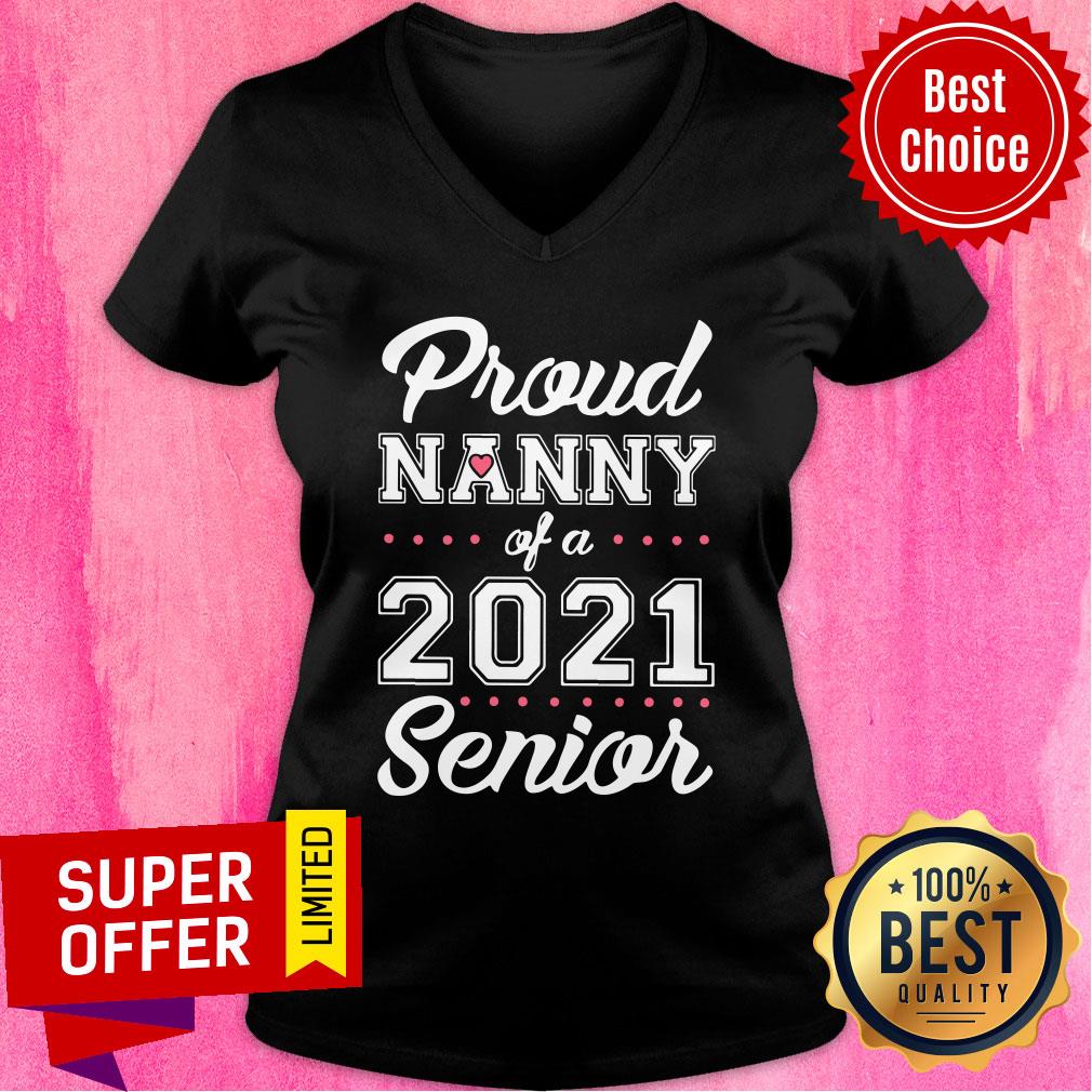 Official Proud Nanny Of A 2021 Senior Shirt - Image 2