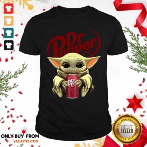 Pretty Baby Yoda Hugs Dr Pepper Shirt