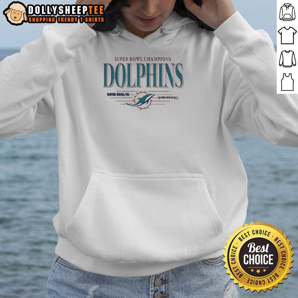 Original Miami Dolphins Super Bowl Champions VII VIII Vintage T-Shirt - Image 2