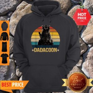 Alternative view of Cute Dadacoon Raccoon Fathers Day 2020 Vintage Shirt