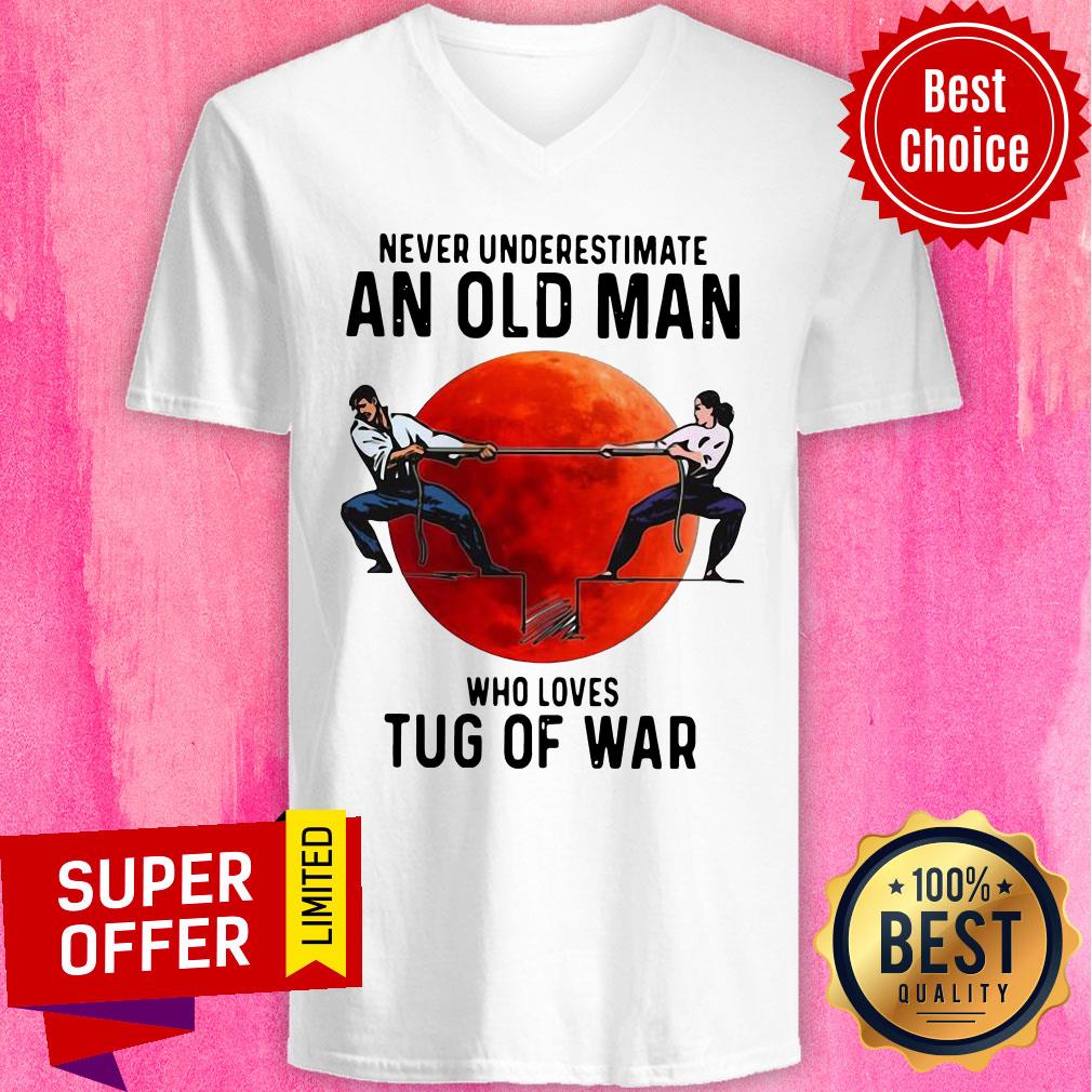 Never Underestimate An Old Man Who Loves Tug Of War Shirt - Image 3