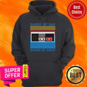 Alternative view of Daddy By Day Gamer By Night Vintage Shirt