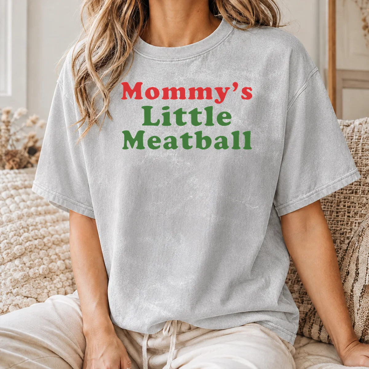 Good Top Mommy's Little Meatball Baby Toddler Cute Shirt - Image 8