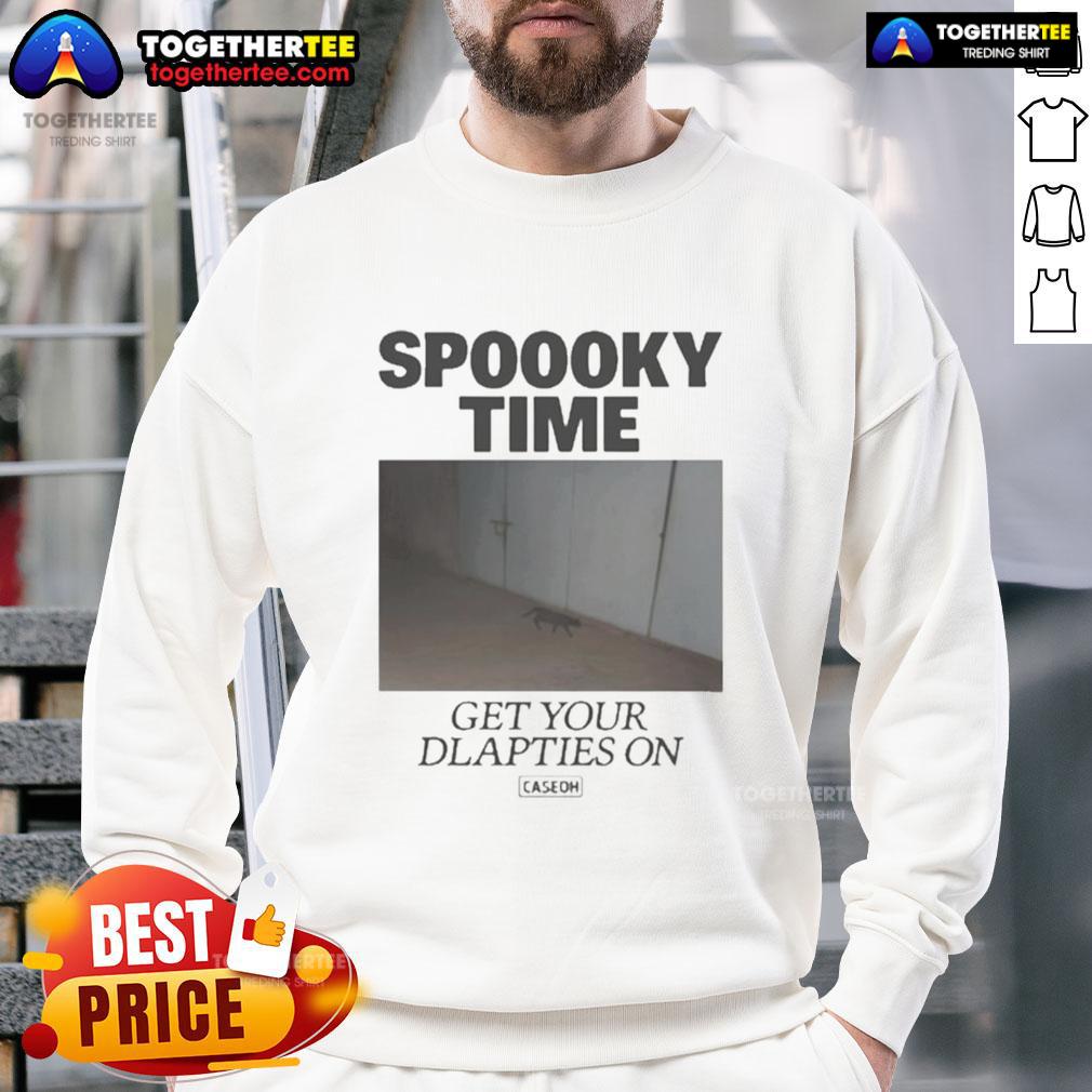 Premium Caseoh Spoooky Time Get Your Diapies On T-Shirt - Image 5