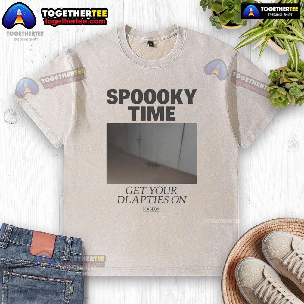 Premium Caseoh Spoooky Time Get Your Diapies On T-Shirt - Image 6