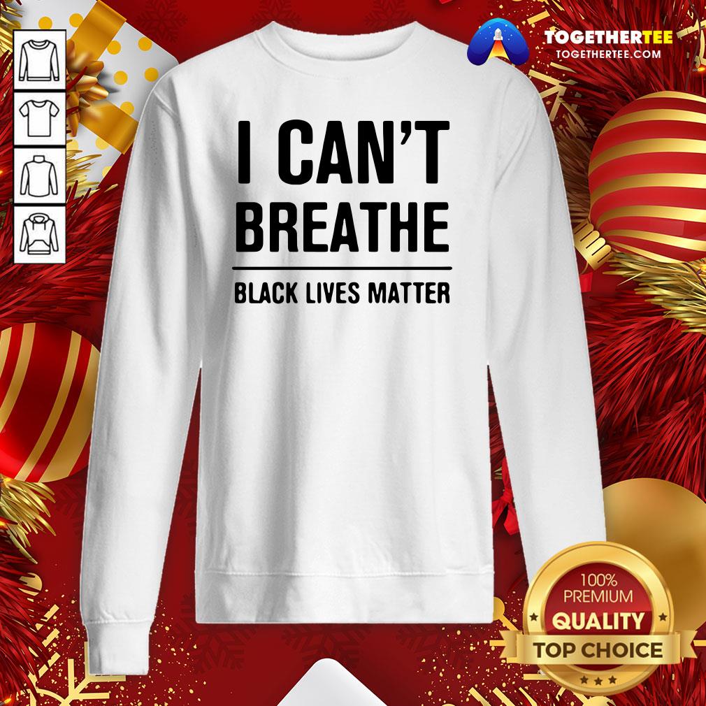Official I Can’t Breathe Black Lives Matter Election Shirt - Image 3