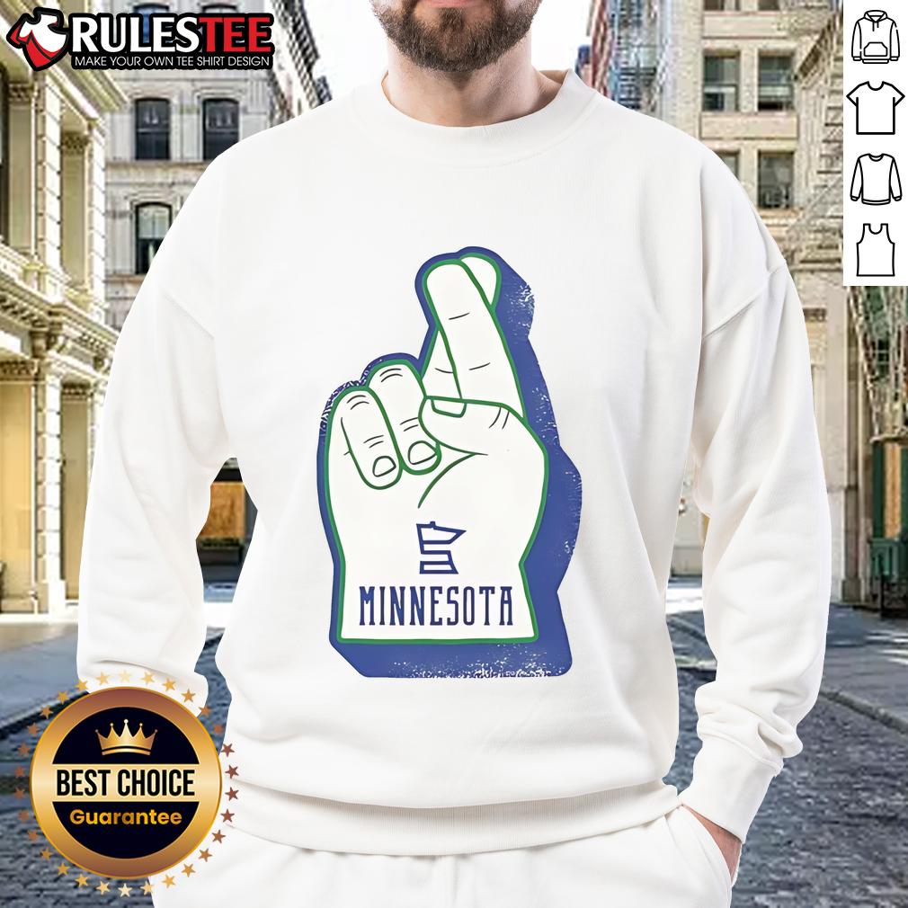 Awesome Foam Finger Minnesota T-Shirt - Image 5