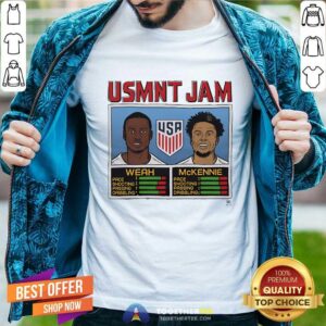 Premium USMNT Jam Weah And McKennie T-Shirt
