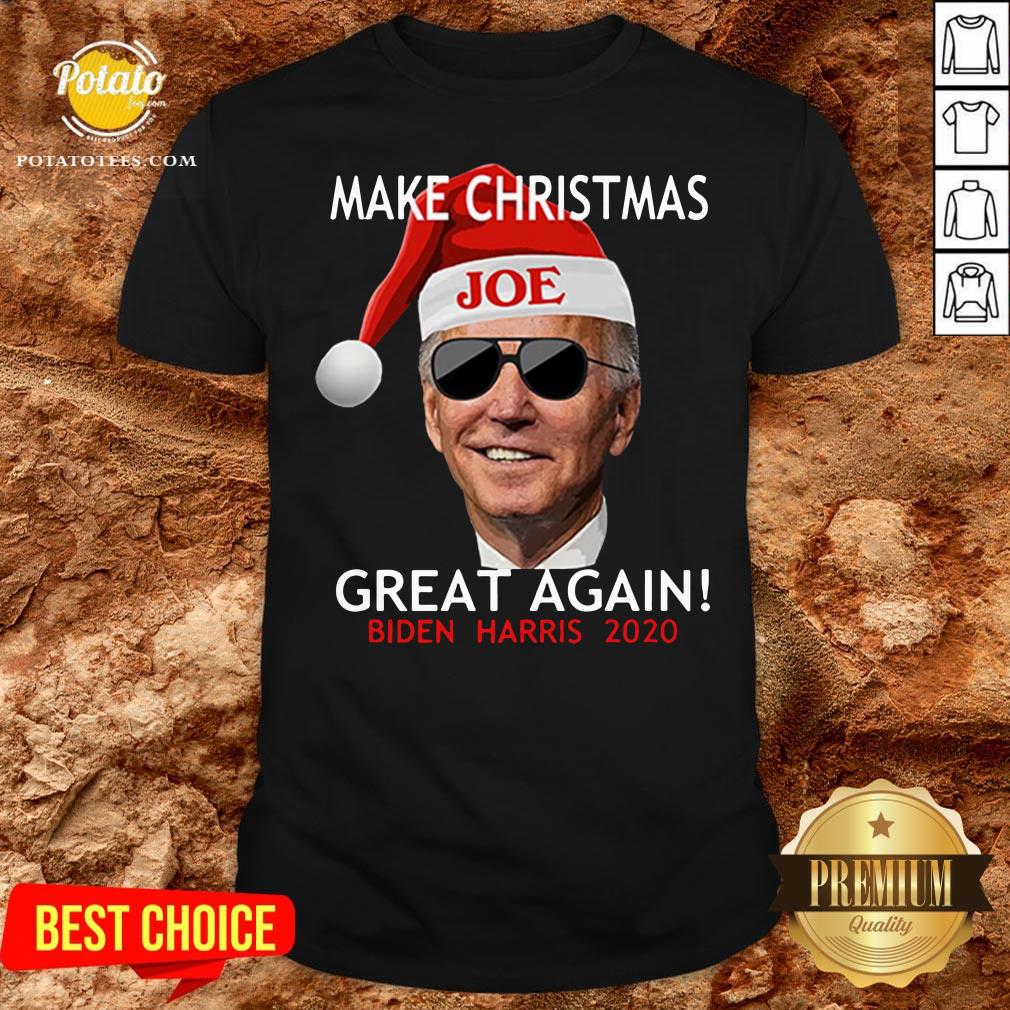 Funny Joe Biden Kamala Harris 2020 Make Christmas Great Again T-shirt