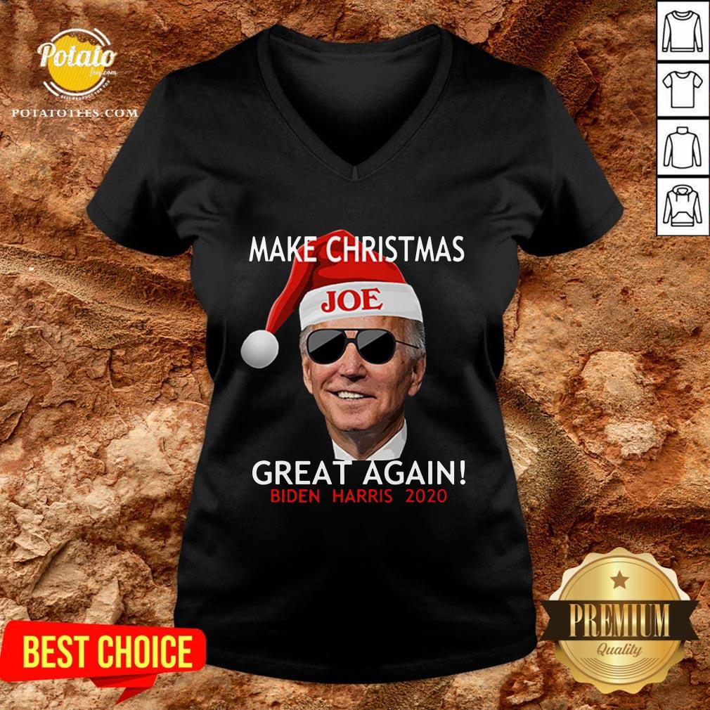 Funny Joe Biden Kamala Harris 2020 Make Christmas Great Again T-shirt - Image 2