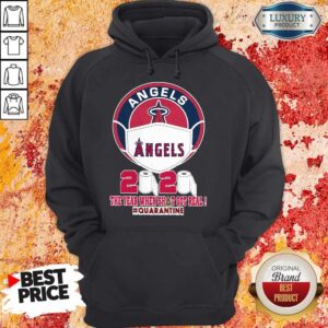 Alternative view of Angels Mask 2020 The Year When Shit Got Real #quarantine Shirt
