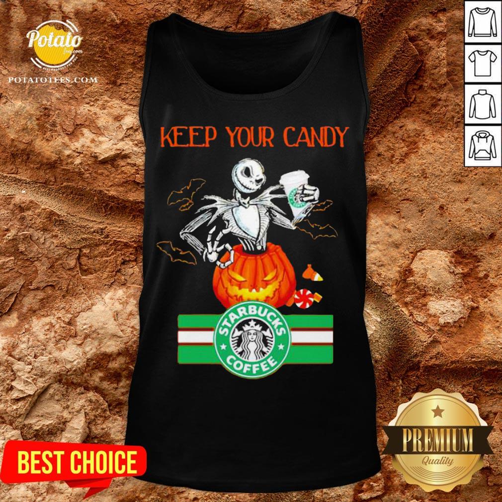 Jack Skellington Keep Your Candy I’ll Have Starbuck Coffee Shirt - Image 3