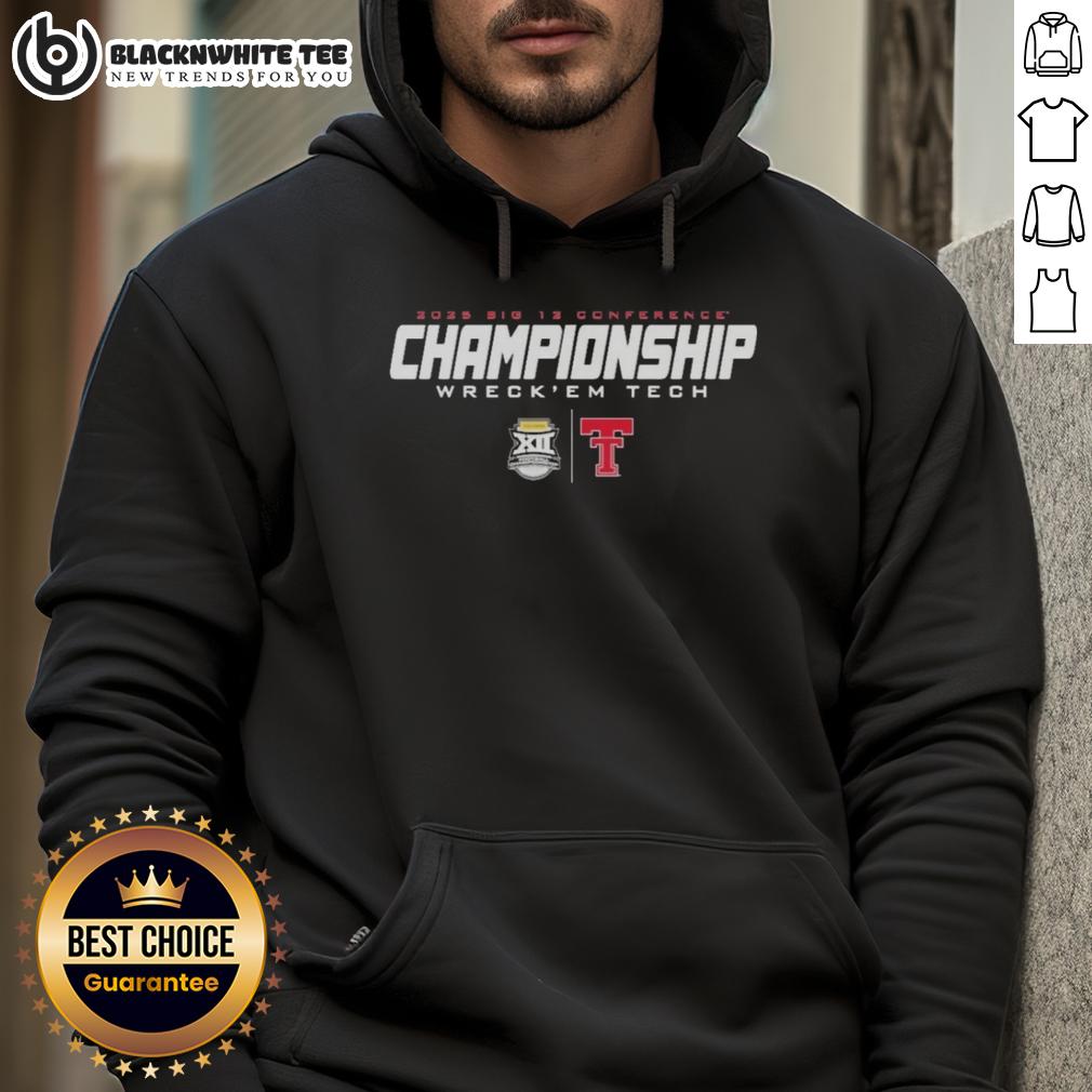 Good Official Texas Tech 2025 Big 12 Championship Wreck ‘Em Tech T-Shirt - Image 2