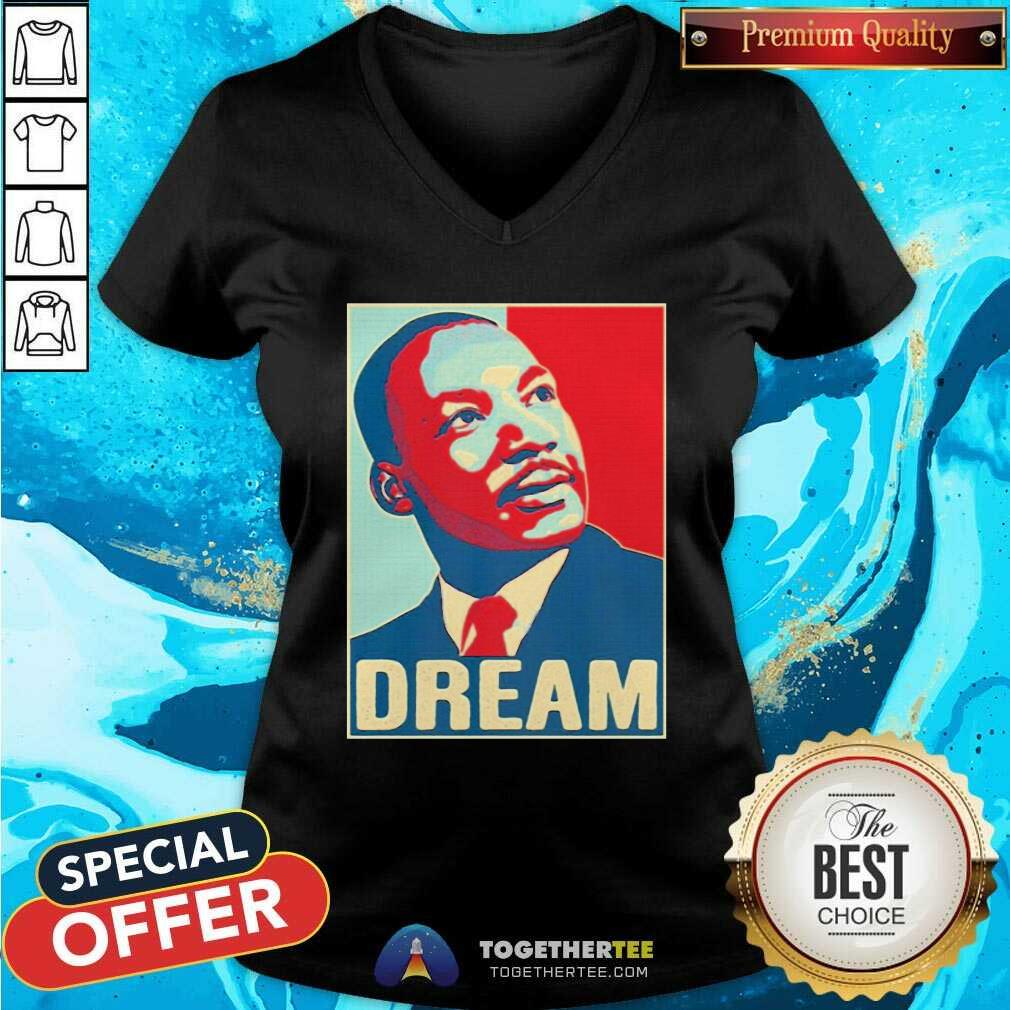 Top Martin Luther King Jr I Have A Dream Hope Style Portrait Shirt - Image 2