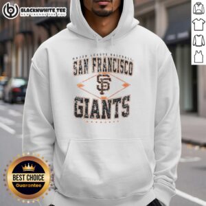 Alternative view of Awesome San Francisco Giants Major League Baseball Cooperstown Diamond T-Shirt