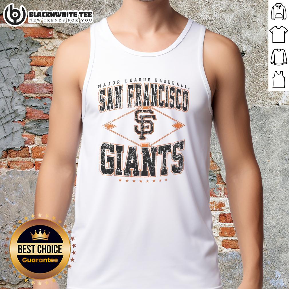 Awesome San Francisco Giants Major League Baseball Cooperstown Diamond T-Shirt - Image 4
