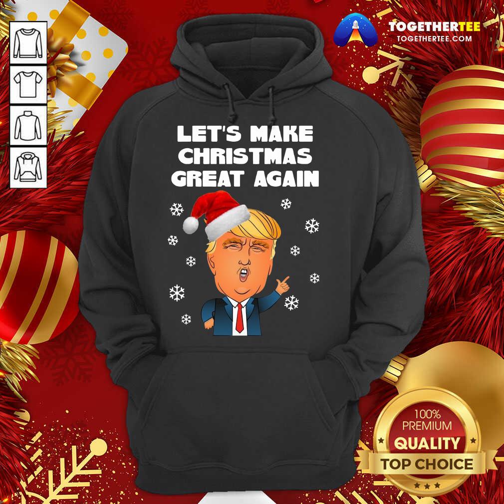Official Santa Donald Trump Let’s Make Christmas Great Again Shirt - Image 5