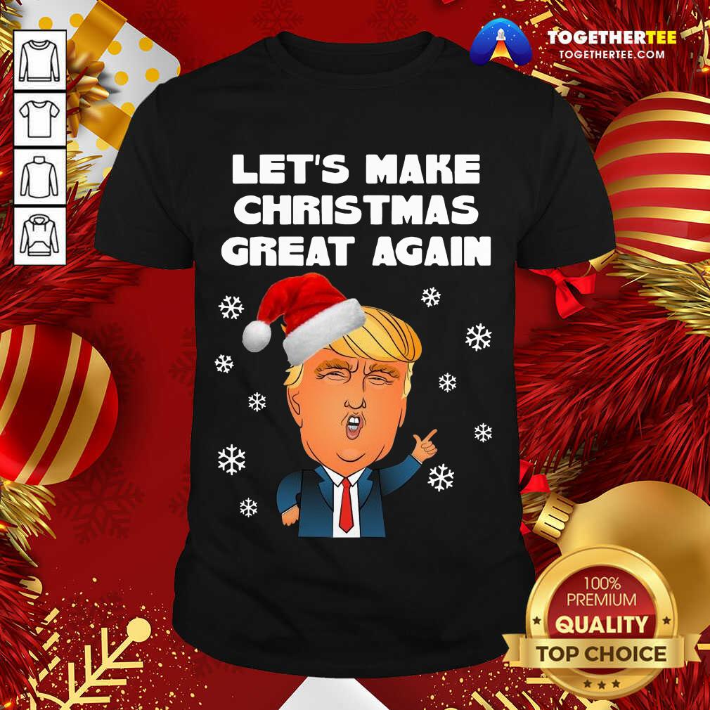 Official Santa Donald Trump Let’s Make Christmas Great Again Shirt