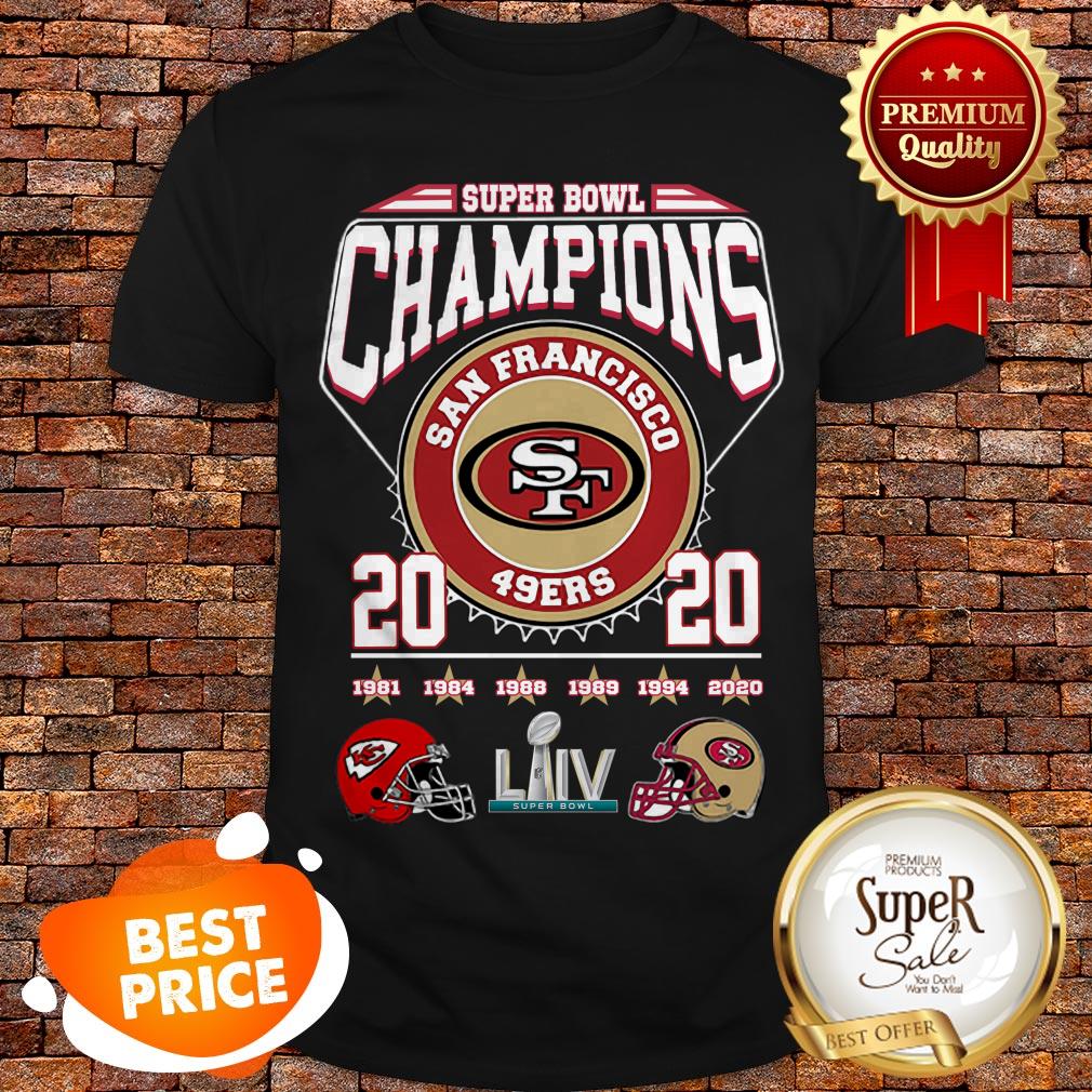 Super Bowl Champions San Francisco 49ers Vs Kansas City Chiefs Shirt