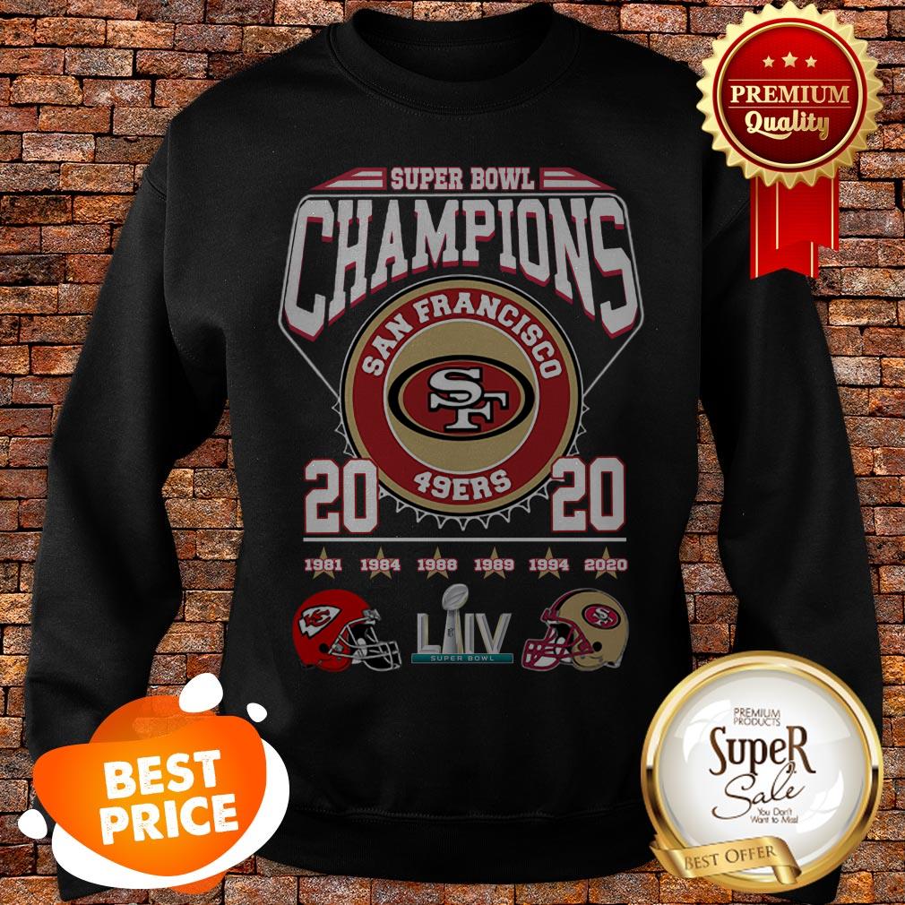 Super Bowl Champions San Francisco 49ers Vs Kansas City Chiefs Shirt - Image 4