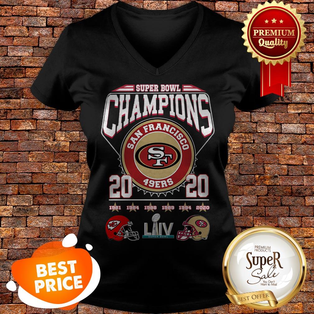 Super Bowl Champions San Francisco 49ers Vs Kansas City Chiefs Shirt - Image 2