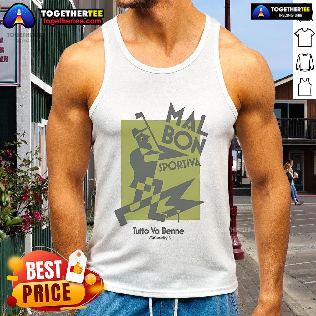 Official Malbon Golf Sportiva Tutto Va Benne T-Shirt - Image 4