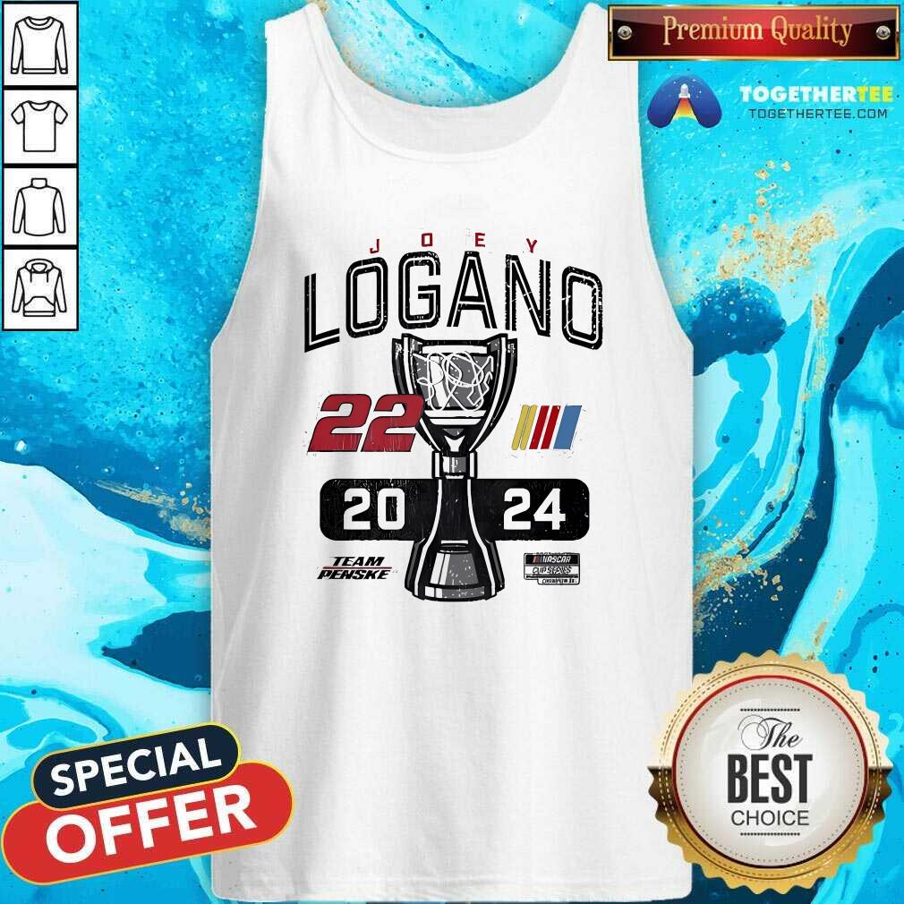 Nice Joey Logano Team Penske 2024 Nascar Cup Series Champion Lifestyle T-Shirt - Image 3
