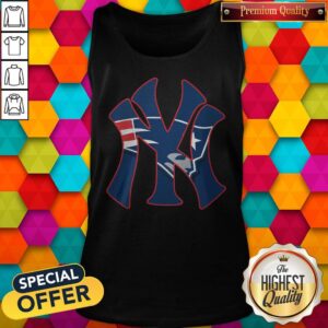 Alternative view of Awesome New York Yankees And New England Patriots Shirt
