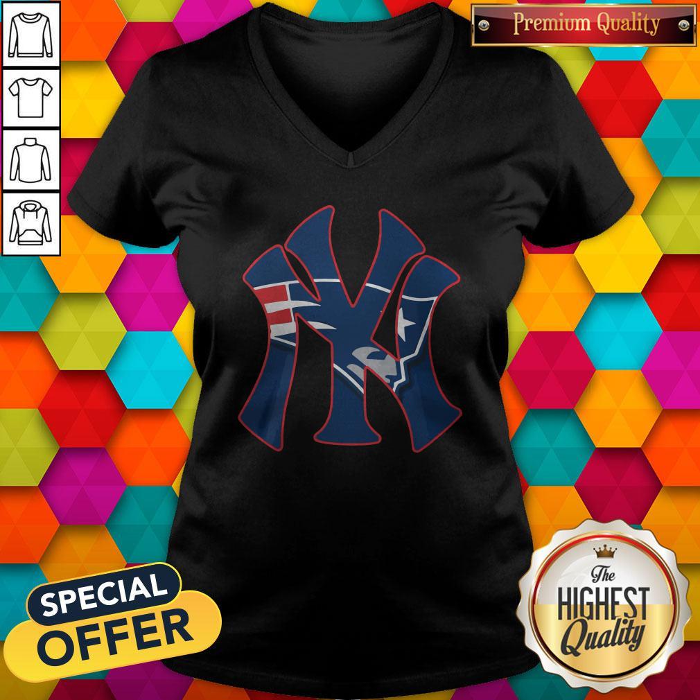 Awesome New York Yankees And New England Patriots Shirt - Image 5