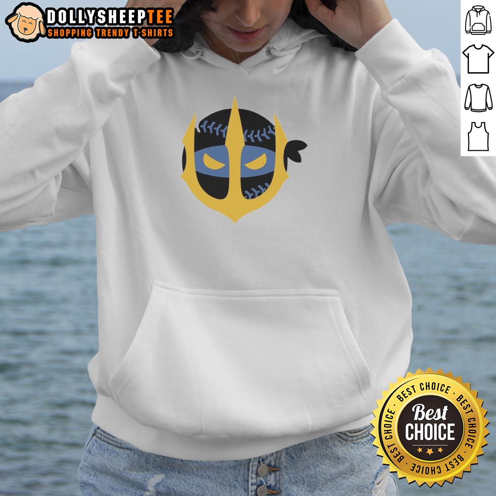 Awesome Pitching Ninja Tridents Up Seattle Mariners Shirt - Image 2