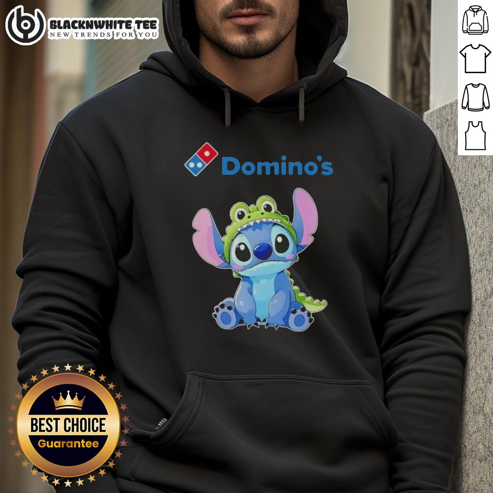 Awesome Stitch Cosplay Crocodile X Domino's T-Shirt - Image 2