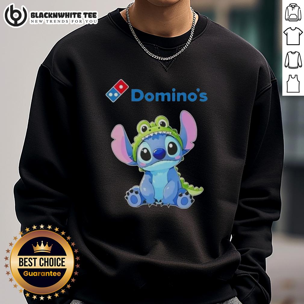 Awesome Stitch Cosplay Crocodile X Domino's T-Shirt - Image 5