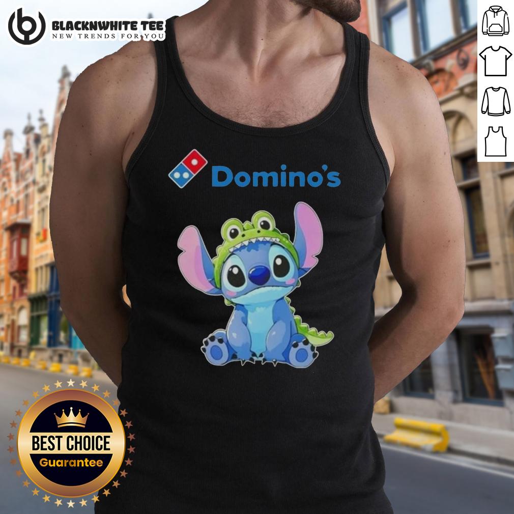 Awesome Stitch Cosplay Crocodile X Domino's T-Shirt - Image 4