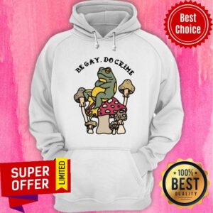 Alternative view of Awesome Frog And Mushroom Be Gay Do Crime Shirt