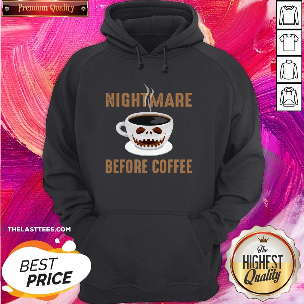 Premium Nightmare Before Coffee Halloween Shirt - Image 5