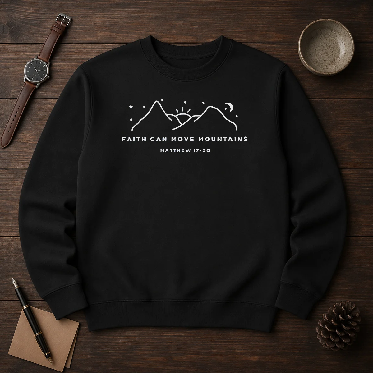 Pretty Faith Can Move Mountains Matthew 17 20 Mountain Shirt - Image 7