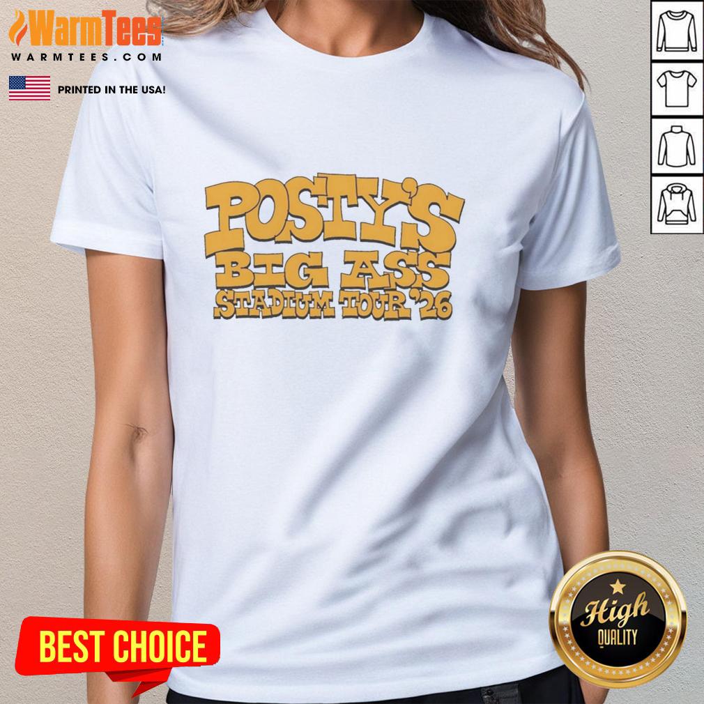 Nice Post Malone Big Ass Stadium Tour '26 T-Shirt - Image 3