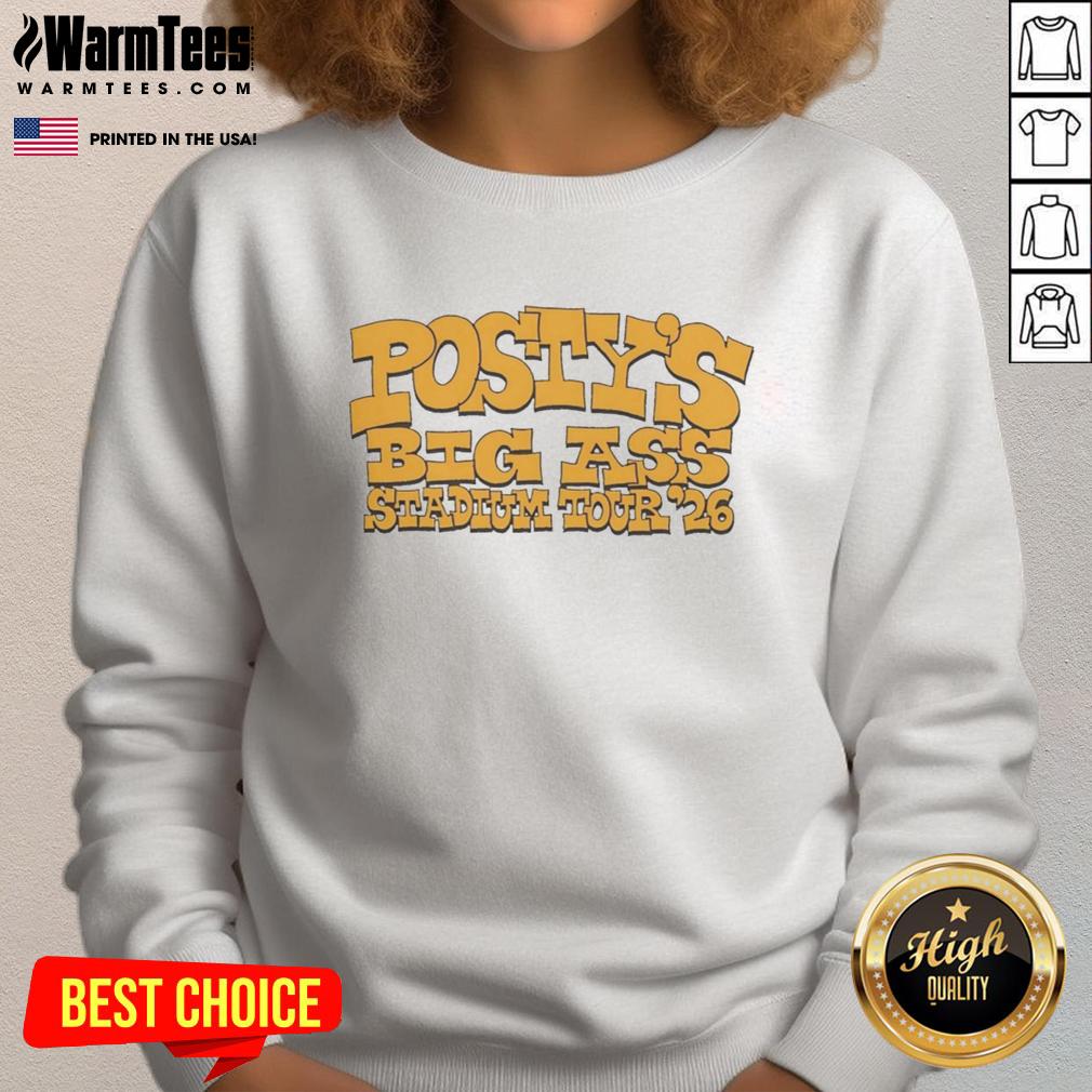 Nice Post Malone Big Ass Stadium Tour '26 T-Shirt - Image 5