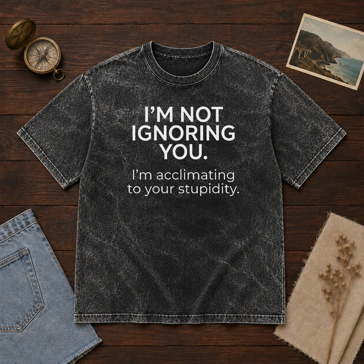 Pretty I'M Not Ignoring You Shirt - Image 8