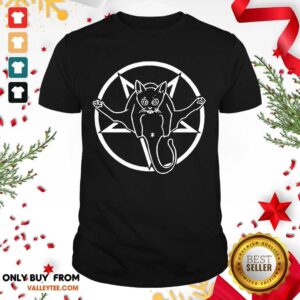 Wicked Grimytee Hail Catan Cat Satan Devil Sign By Finja Shirt
