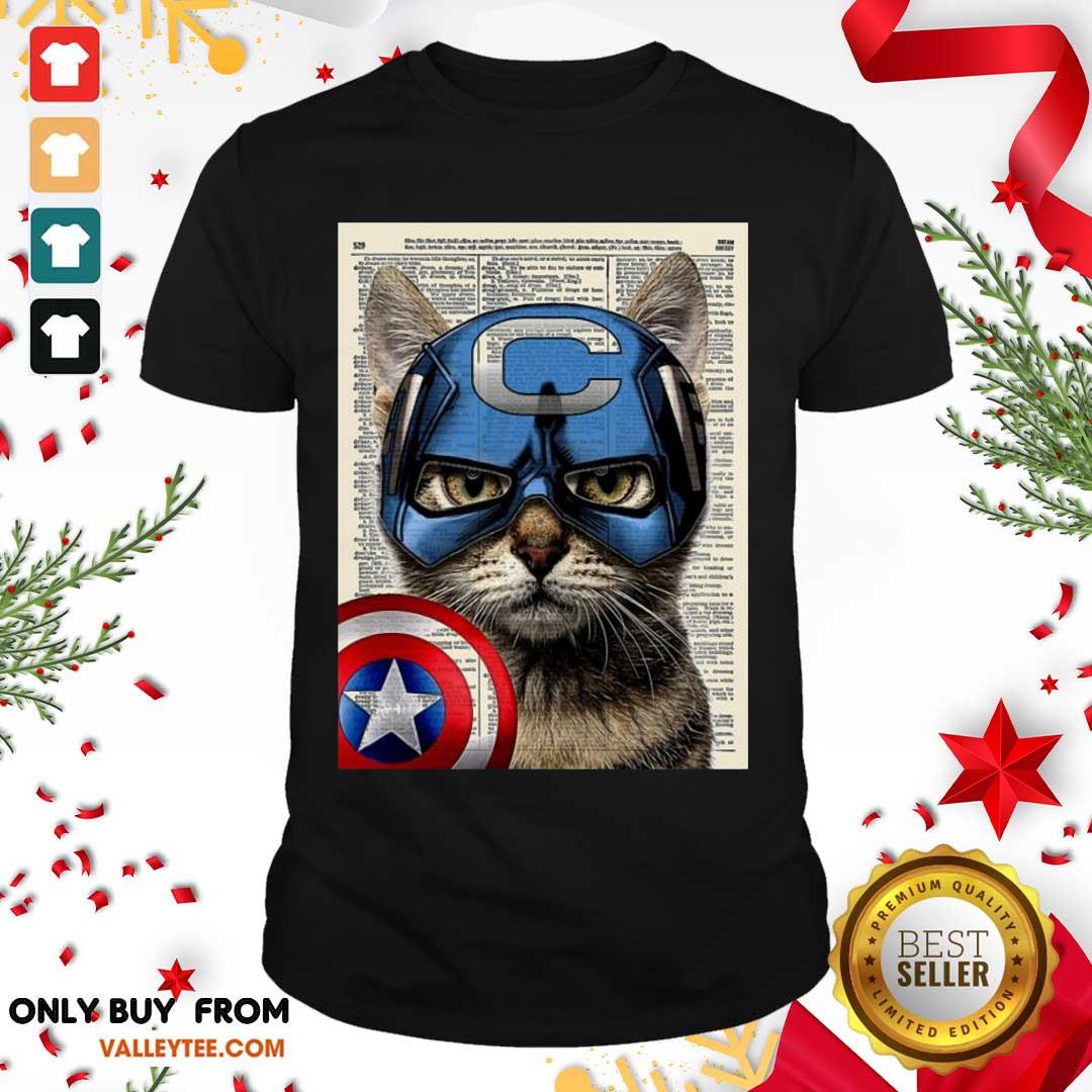 Wonderful Cat Captain America Shirt