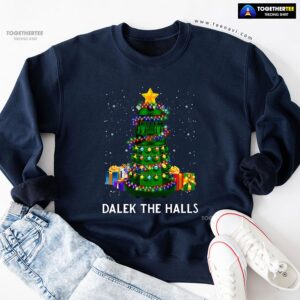 Dalek The Halls Doctor Who Christmas Tree Gift Sweatshirt