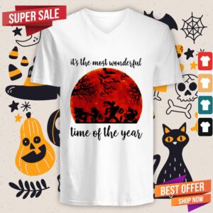 Alternative view of Halloween Mickey Mouse And Friends Its The Most Wonderful Time Of The Year Sunset Shirt
