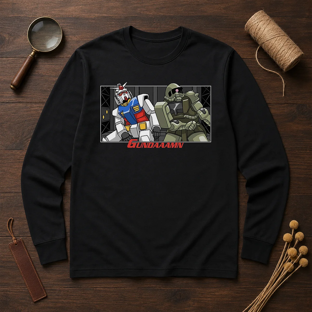 Hot Gundaaamn Gundam Damn Meme Shirt - Image 6