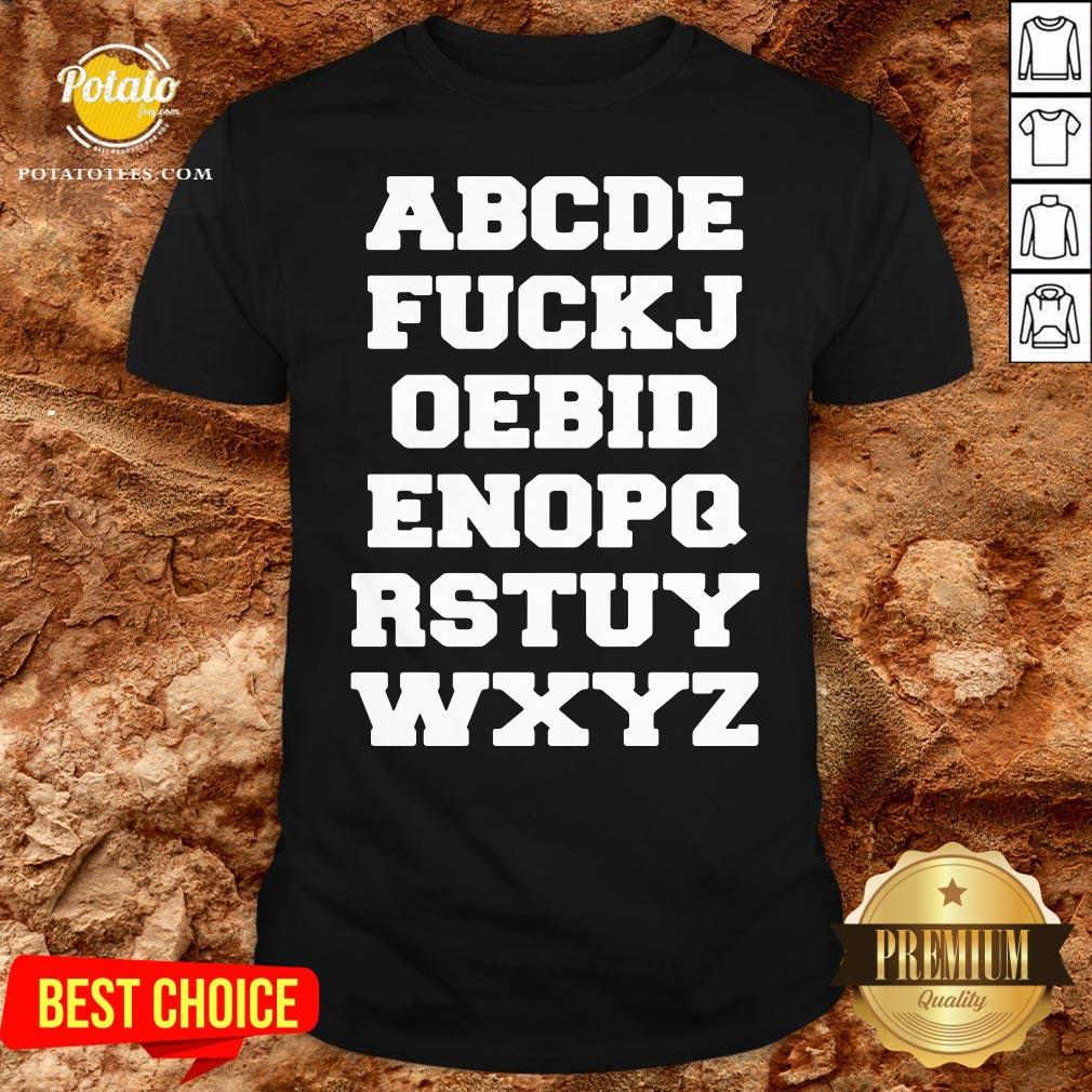 Official Joe Biden Alphabet Shirt
