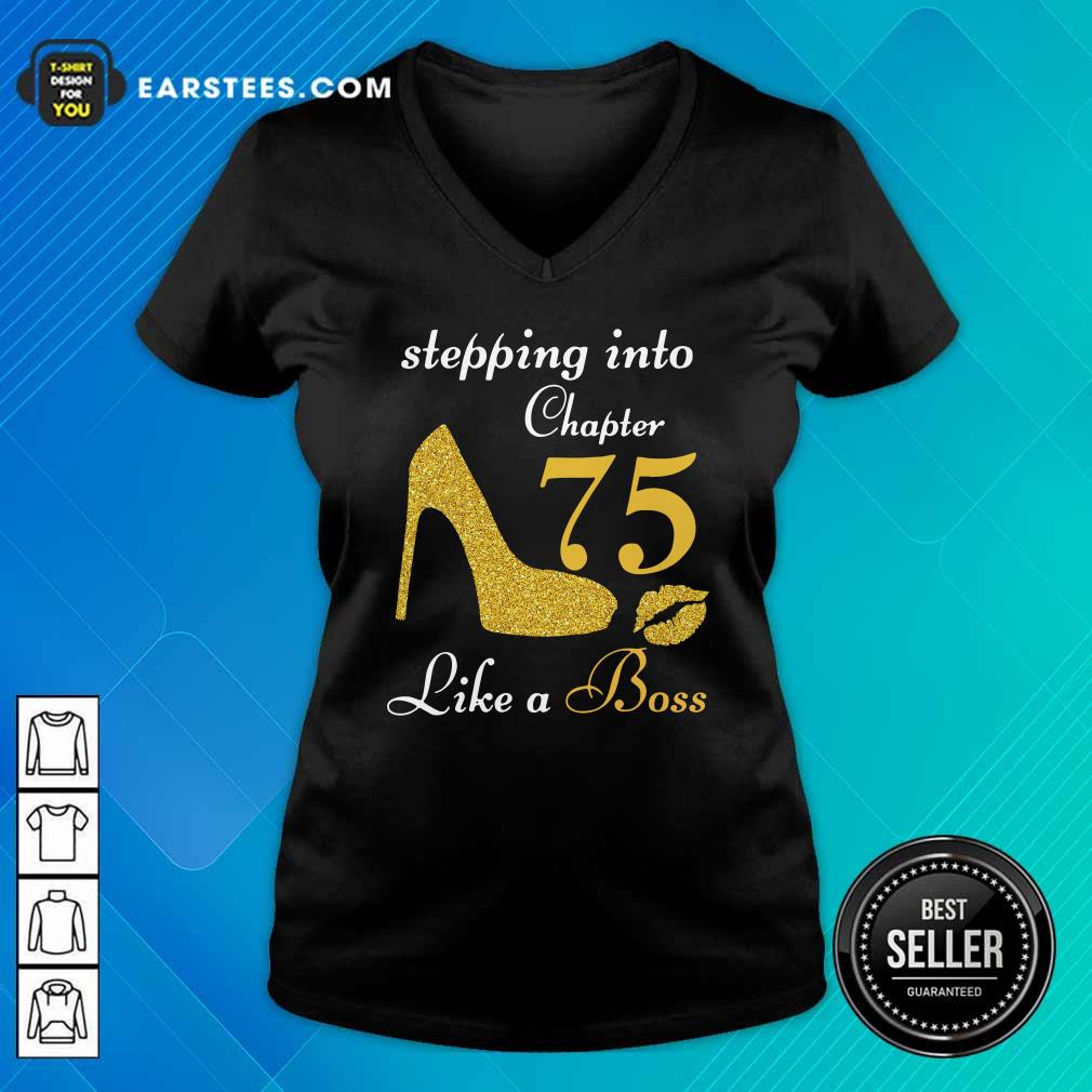 Official Stepping Into Chapter 75 Like A Boss Shirt - Image 3