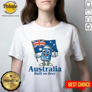 Alternative view of Australia Built On Beer T-Shirt
