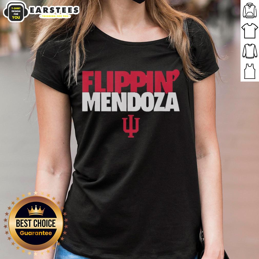 Premium Fernando Flippin' Mendoza Indiana Hoosiers Football T-Shirt - Image 3